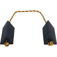 Cale de roue d'avion de transporteur a&eacute;rien, 5" x 10" x 4-1/2", Noir Distribution Élite MP