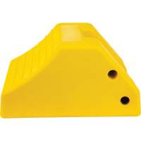 Heavy-Duty Wheel Chocks, Urethane, Yellow, 15-1/2" W x 17-7/10" D x 10" H Distribution Élite MP