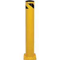 Safety Bollard, Steel, 36" H x 5-1/2" W, Yellow Distribution Élite MP