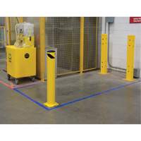 Safety Bollard, Steel, 36" H x 5-1/2" W, Yellow Distribution Élite MP