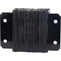 Laminated Dock Bumpers, Horizontal, Rubber, 12" W x 4" D x 10" H Distribution Élite MP