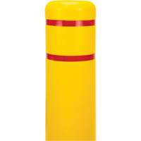 Polyethylene Bollard Cover, 6-5/8" Dia. x 52" L, Red/Yellow Distribution Élite MP