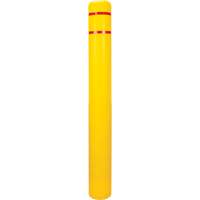 Capuchon en poly&eacute;thyl&egrave;ne pour borne de protection, 6-5/8" dia. x 60" l, Rouge/Jaune Distribution Élite MP