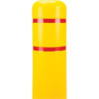 Capuchon en poly&eacute;thyl&egrave;ne pour borne de protection, 6-5/8" dia. x 60" l, Rouge/Jaune Distribution Élite MP