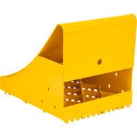 Ice Chocks, Steel, Yellow, 8-1/16" W x 10-5/8" D x 8-13/16" H Distribution Élite MP