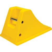 Wheel Chocks with Aluminum Tread, Polyurethane, Safety Yellow, 11-1/4" W x 21" D x 12-1/4" H Distribution Élite MP