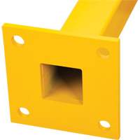 Corner Post for Light-Duty Guard Rails, Steel, 42" H, Safety Yellow Distribution Élite MP