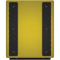 Cale de roue ultra-robuste pour l'exploitation mini&egrave;re Checkers Safety, PEHD, Jaune, 14-1/2" la x 17-1/2" p x 16" h Distribution Élite MP