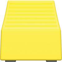 Cale de roue ultra-robuste pour l'exploitation mini&egrave;re Checkers Safety sans support, PEHD, Jaune, 14-1/2" la x 17-1/2" p x 16" h Distribution Élite MP