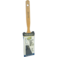 Crown Pro Straight Paint Brush, Bristle, Wood Handle, 2" Width Distribution Élite MP