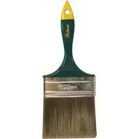 Pinceau de qualit&eacute; sup&eacute;rieure, Polyester, Manche Plastique, Largeur de 4" Distribution Élite MP