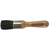 Brosse pour pochoirs, Soies naturelles, Manche Bois, Largeur de 1" Distribution Élite MP