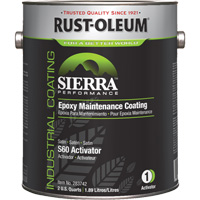 Rev&ecirc;tement dentretien &eacute;poxydique &agrave; base deau Sierra S60 partie 1 activateur, Gallon Distribution Élite MP