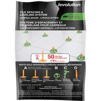 Cales d'espacement universelles Miracle Sealants Levolution Distribution Élite MP