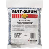 Pastilles de vinyle d&eacute;coratives Concrete Saver, 0,5 kg, Sac, M&eacute;lange noir/blanc/bleu Distribution Élite MP