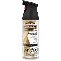 Universal&reg; Enamel Paint & Primer In One, Black, Semi-Gloss, Aerosol Can Distribution Élite MP