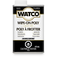 Watco&reg; Wipe-on Poly Stain, 473 ml, Clear, Gloss Distribution Élite MP