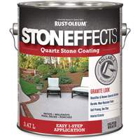 Rev&ecirc;tement &agrave; base de pierre de quartz Stoneffects, 3,78 L, &agrave; l'eau, Textur&eacute;, Gris Distribution Élite MP