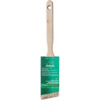 Brosse de pouce &agrave; angle One Coat, Soie blanche, Manche Bois, Largeur de 2" Distribution Élite MP