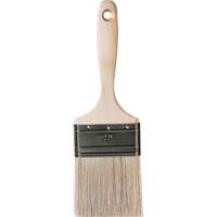 Pinceau pour murs et moulures One Coat, Soie blanche, Manche Bois, Largeur de 3" Distribution Élite MP