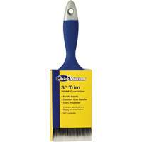 Quick Solutions Trim Brush, Polyester, Plastic Handle, 3" Width Distribution Élite MP