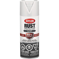 Rust Protector&reg; Enamel Paint, White, Very Flat, 12 oz., Aerosol Can Distribution Élite MP