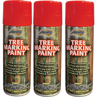 Peinture fluorescente pour marquer les arbres Aervoe 690, Rouge fluorescent, 16 oz Distribution Élite MP