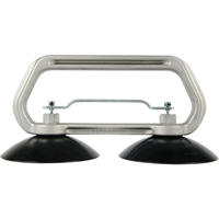 Appareils &agrave; ventouses - Ventouse double industrielle, 75 lb Capacit&eacute;, 5", Barre &agrave; tirer, 10" Longueur de la manche Distribution Élite MP