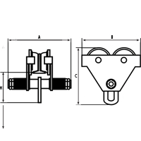 Chariots ajustables, 1000 lb (0,5 tonne) Distribution Élite MP