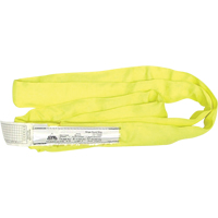 &eacute;lingues rondes, Jaune, 2" la x 6' lo, 9000 lb Charge verticale Distribution Élite MP