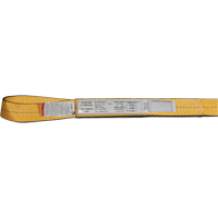 &eacute;lingues de levage en nylon, Pli Simple, Oeillet double, Type 3, 3" la x 3' lo, Limite de charge verticale 4700 lb Distribution Élite MP