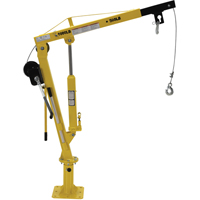 Grue &agrave; fl&egrave;che pour camion actionn&eacute;e par treuil, Capacit&eacute; de 500 lb (0,25 tonne), Limite de 102' Distribution Élite MP