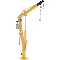 Grue &agrave; fl&egrave;che pour camion actionn&eacute;e par treuil, Capacit&eacute; de 1000 lb (0,5 tonne), Limite de 86-1/2" Distribution Élite MP