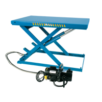LoProfile Electric-Hydraulic Scissor Lift Table, Steel, 32-1/2" L x 23-1/2" W, 550 lbs. Capacity Distribution Élite MP