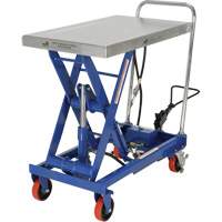 Pneumatic Hydraulic Scissor Lift Table, Steel, 32-1/2" L x 19-3/4" W, 1000 lbs. Cap. Distribution Élite MP