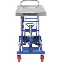Pneumatic Hydraulic Scissor Lift Table, Steel, 32-1/2" L x 19-3/4" W, 1000 lbs. Cap. Distribution Élite MP