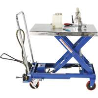 Pneumatic Hydraulic Scissor Lift Table, Steel, 32-1/2" L x 19-3/4" W, 1000 lbs. Cap. Distribution Élite MP