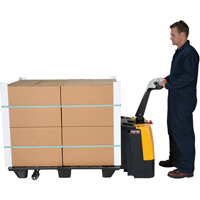 Transpalette &eacute;lectrique motoris&eacute;, Capacit&eacute; 3000 lb, 47" lo x 25" la Distribution Élite MP