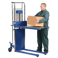 Gerbeur Hefti-Lift, M&eacute;canisme Pompe au pied, Capacit&eacute; de 300 lb, Levage max de 59" Distribution Élite MP