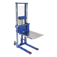 Gerbeur Hefti-Lift, M&eacute;canisme Pompe au pied, Capacit&eacute; de 1500 lb, Levage max de 63" Distribution Élite MP