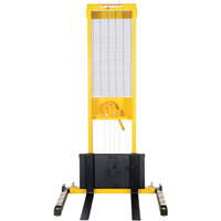 Manual Stacker, Hand Winch Operated, 770 lbs. Capacity, 60" Max Lift Distribution Élite MP