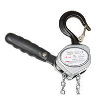 Mini Lever Hoist, 10' Lift, 550 lbs. (0.275 tons) Capacity, Zinc Plated Chain Distribution Élite MP