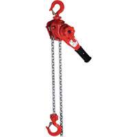 VQ Super Series Lever Hoist, 5' Lift, 2200 lbs. (1.1 tons) Capacity, Grade 100 Alloy Chain Distribution Élite MP