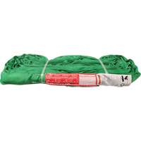 Polyester Round Sling, Green, 12' L, 6000 lbs. Vertical Load Distribution Élite MP