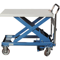 Table &eacute;l&eacute;vatrice &agrave; ciseaux Dandy Lift, 28" lo x 17-7/10" la, Acier, Capacit&eacute; 330 lb Distribution Élite MP