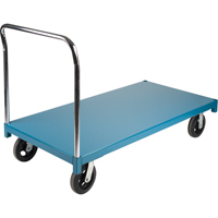 Heavy-Duty Platform Truck, 60" L x 30" W, 2000 lbs. Capacity, Rubber Casters Distribution Élite MP