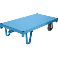 Specialized Platform Decks - Semi Live Skids, 48" L x 24" W, 2000 lbs. Capacity, Rubber Casters Distribution Élite MP