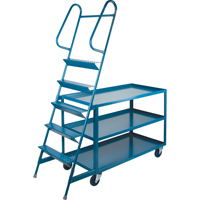 Stock Picking Carts, Steel, 24" W x 52" D, 3 Shelves, 1200 lbs. Capacity Distribution Élite MP