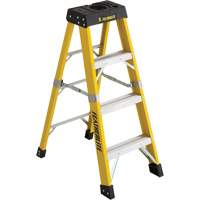 Industrial Heavy-Duty Stepladders (6400 Series), 4', Fibreglass, 300 lbs. Capacity, Type 1A Distribution Élite MP