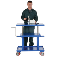 Table &eacute;l&eacute;vatrice hydraulique, 24" lo x 36" la, Acier, Capacit&eacute; 2000 lb Distribution Élite MP